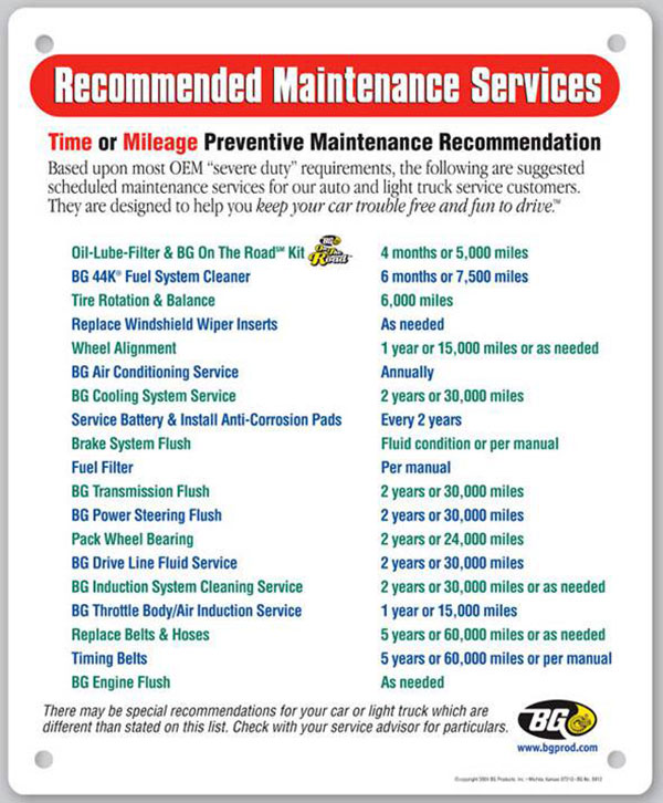 Maintenance Services